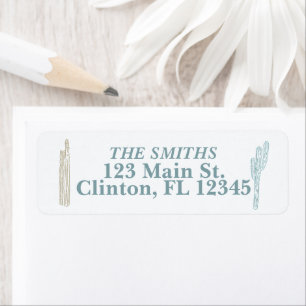 Cactus Return Address Labels 
