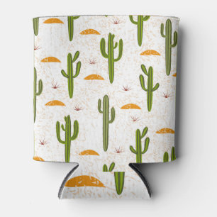 Cactus Sand: Mexican Style Seamless. Can Cooler