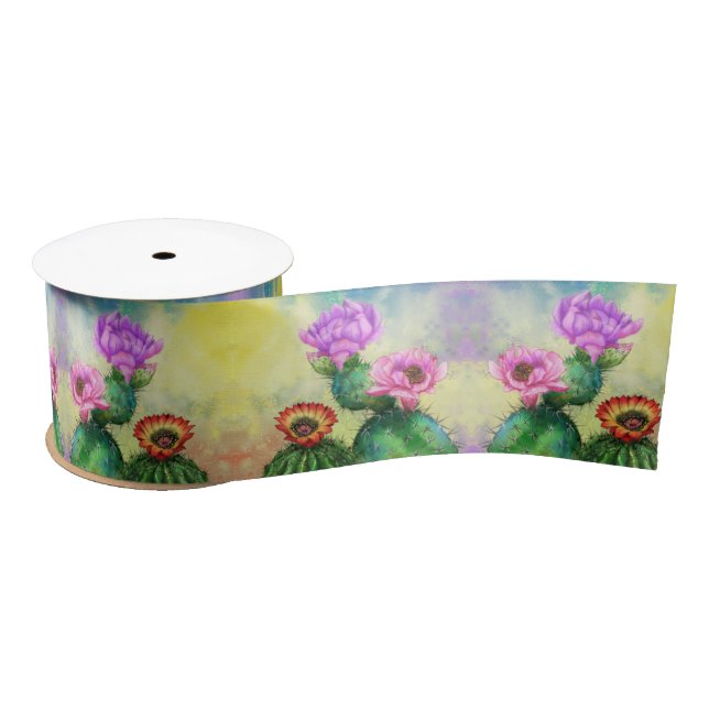 Cactus Satin Ribbon (Spool)