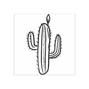Cactus Scrapbooking Rubber Stamp