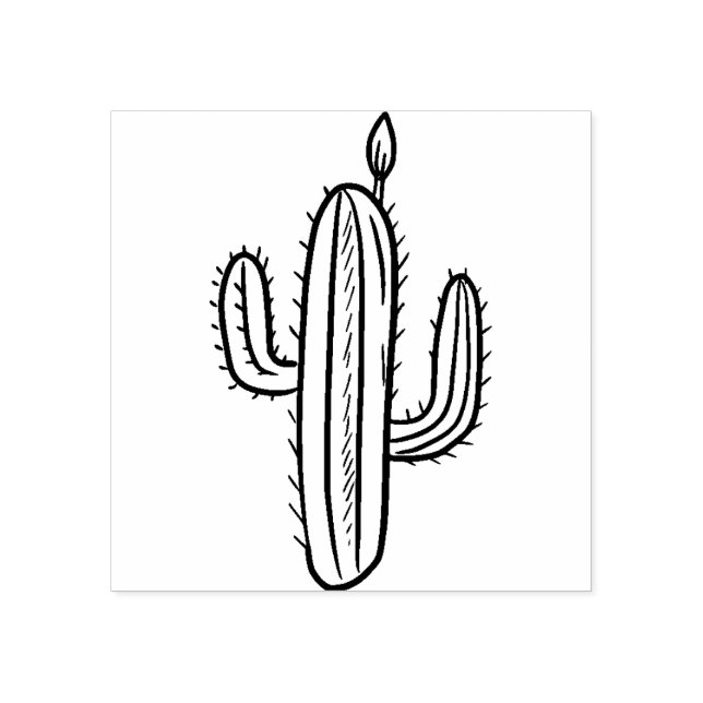 Cactus Scrapbooking Rubber Stamp (Imprint)