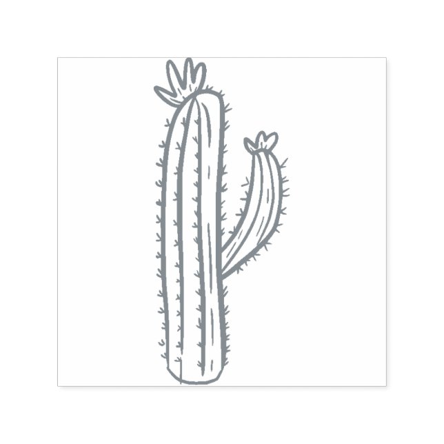 Cactus Scrapbooking Self-inking Stamp (Design)