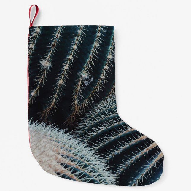 Cactus Small Christmas Stocking (Front)