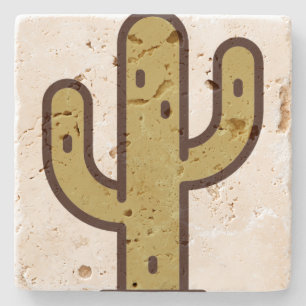 cactus stone coaster