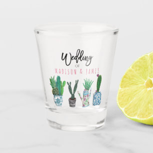 Cactus Succulent   Fiesta Party   Wedding   Shot Glass