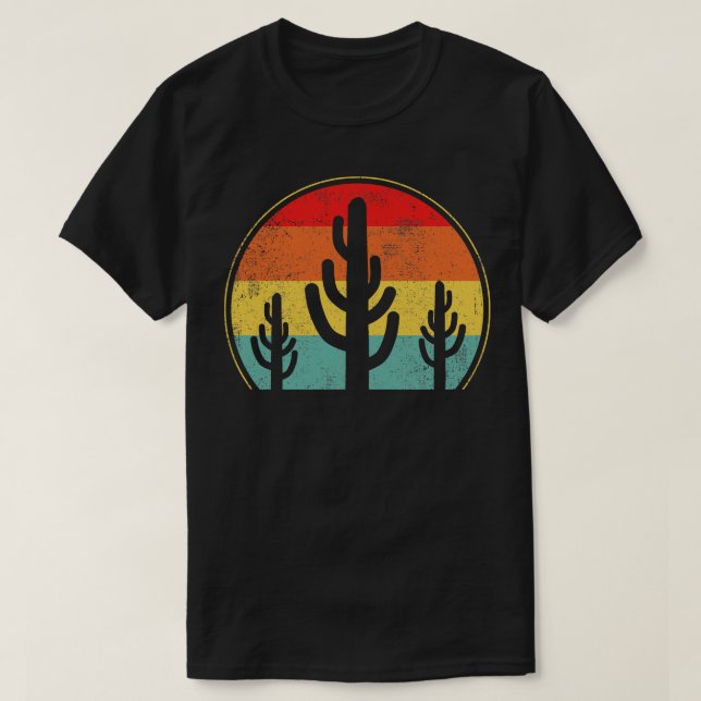 Cactus Succulent Plant T-Shirt (Design Front)