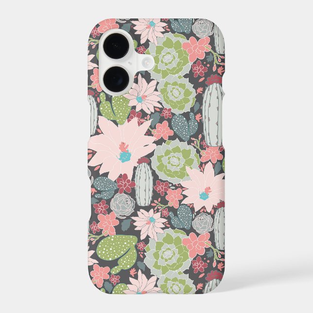 Cactus Succulent Plants Pattern (Back)