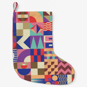 Cactus Succulent: Sketch Style Doodle Small Christmas Stocking