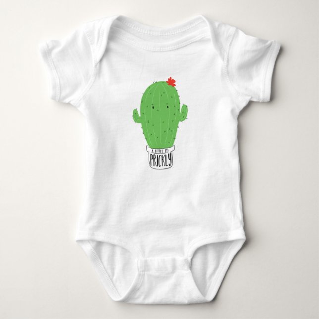 Cactus Succulent Unisex Baby Bodysuit (Front)