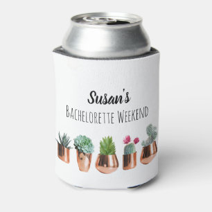 Cactus Succulents Bachelorette Weekend Party Favou Can Cooler