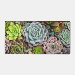 Cactus Succulents Desk Mat