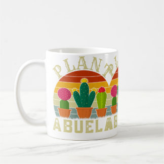 Cactus Succulents Gardening Retro Plant Abuela Gar Coffee Mug