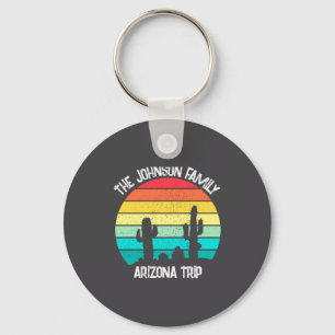 Cactus Sunset Arizona Desert Trip Womens _1 Key Ring