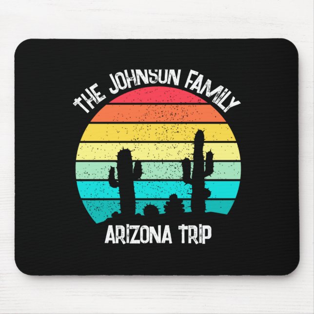 Cactus Sunset Arizona Desert Trip Womens  Mouse Pad (Front)