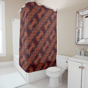 Cactus Sunset Desert Kokopelli Southwest Pattern Shower Curtain
