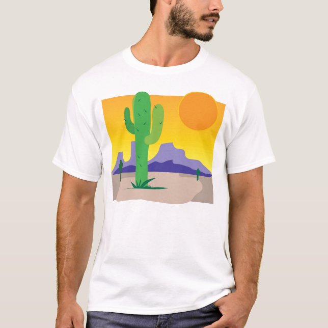 Cactus Sunset T-Shirt (Front)