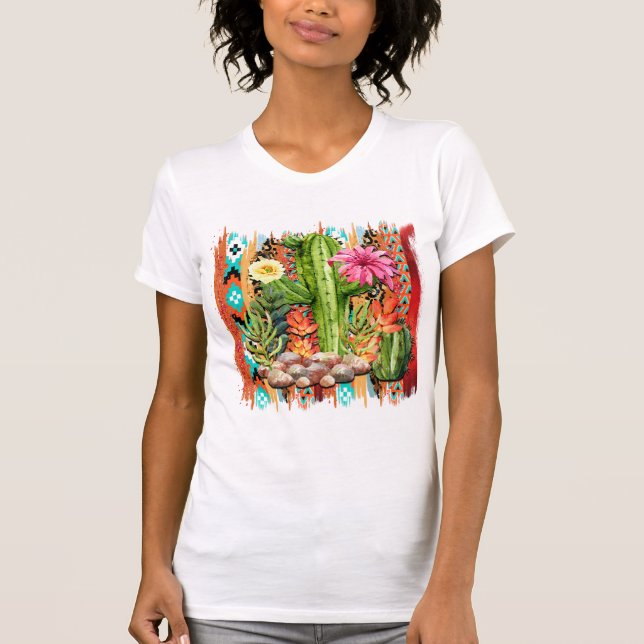 Cactus T-shirt, Cactus sublimation designs T-shirt (Front)