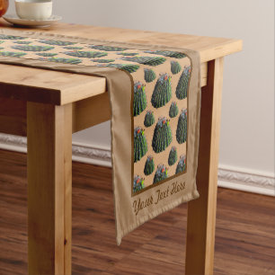 Cactus Table Runner - Optional Personalisation