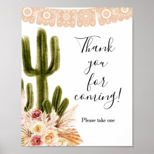 Cactus Taco bout Love Thank you for coming Favour  Poster