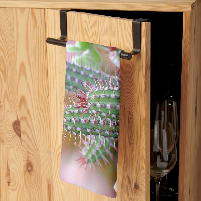 cactus tea towel (Thirds Fold)