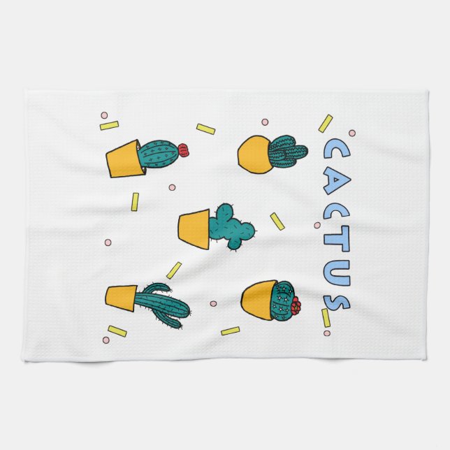 Cactus Tea Towel (Horizontal)