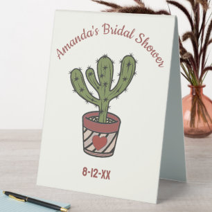 Cactus Theme Bridal Shower Personalised Fiesta