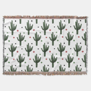 Cactus Throw Blanket