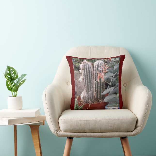 Cactus Throw Piillow Cushion (Chair)