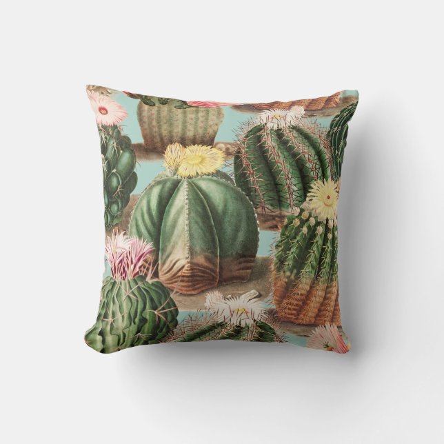 Cactus Throw Pillow (Front)