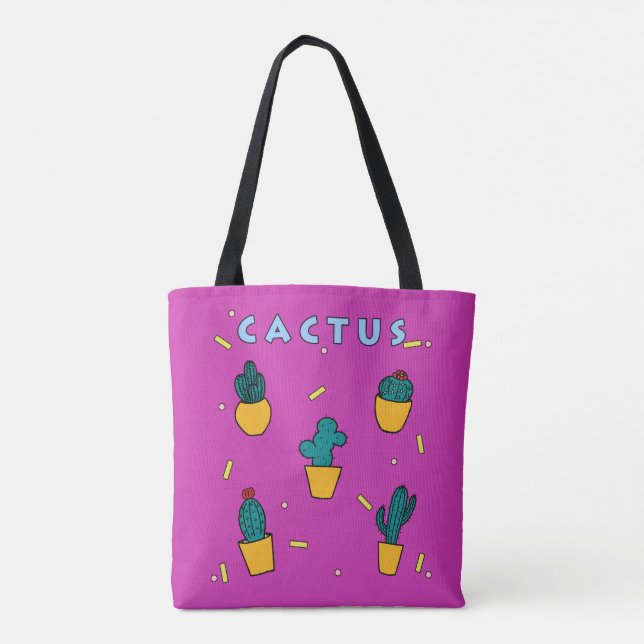 Cactus Tote Bag (Back)