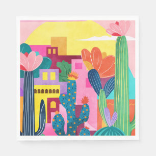 Cactus Town Napkin
