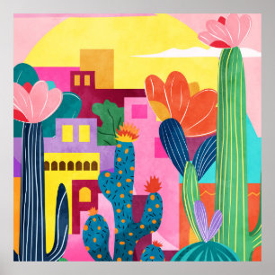 Cactus Town Poster