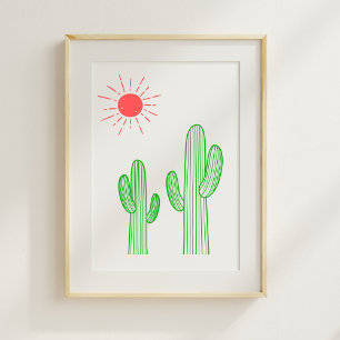 Cactus under the Sun Nursery Room Decor