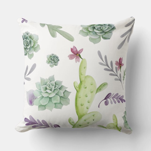 Cactus Variety Cushion (Front)