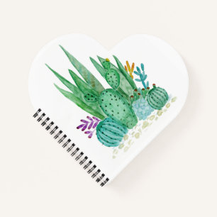 Cactus, watercolor notebook
