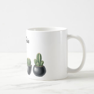 Cactus watercolour mug