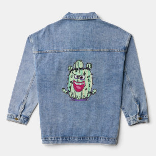 Cactus with attitude denim jacket