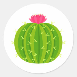 Cactus with flower Sticker