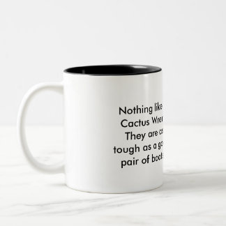 Cactus Wren Two-Tone Coffee Mug