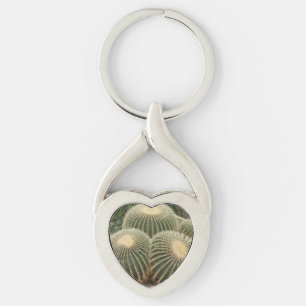 Cactuses Heart Keychain