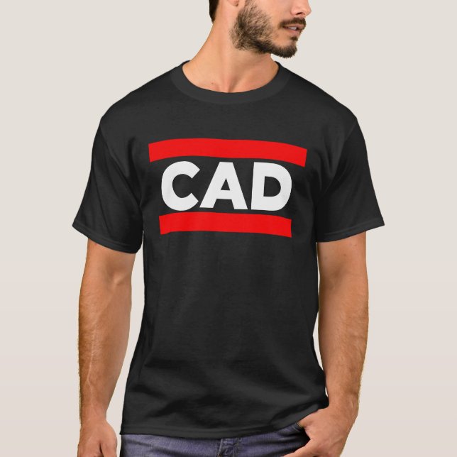 CAD computer aided T-Shirt (Front)