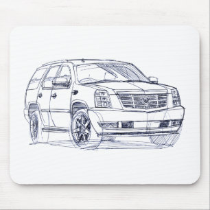 Cad Escalade 2007 Mouse Pad