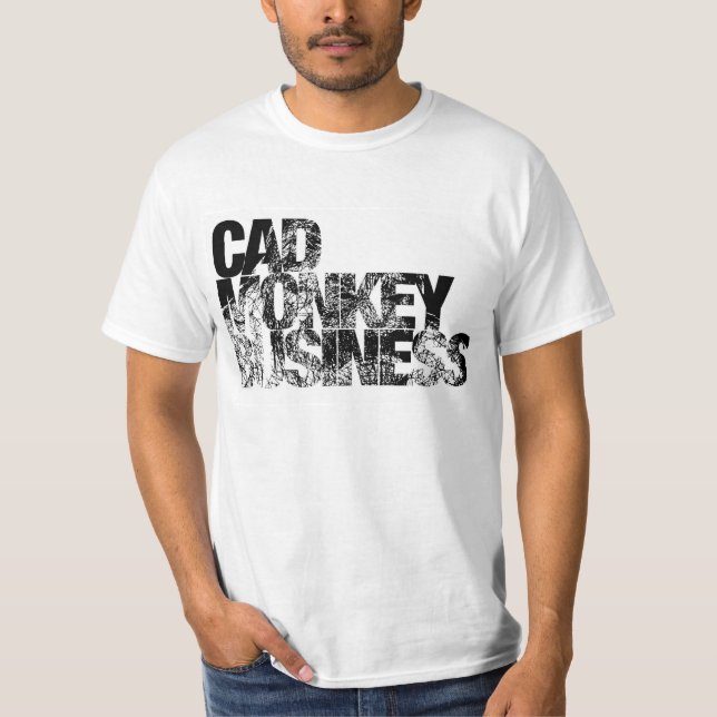 Cad Monkey Business T-Shirt (Front)