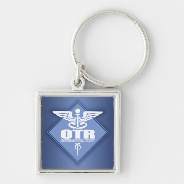 Cad OTR (diamond) Key Ring (Front)