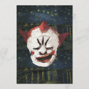 Cadaver Clown Paris Sewer Killer Holiday Card