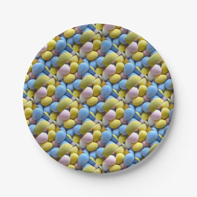 Cadbury Mini Eggs Paper Plate (Front)