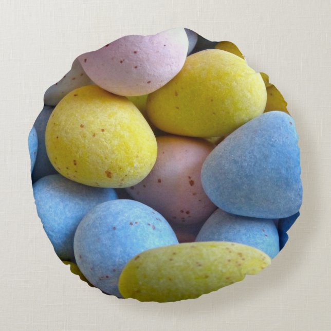 Cadbury Mini Eggs Round Cushion (Back)