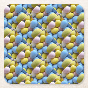 Cadbury Mini Eggs Square Paper Coaster