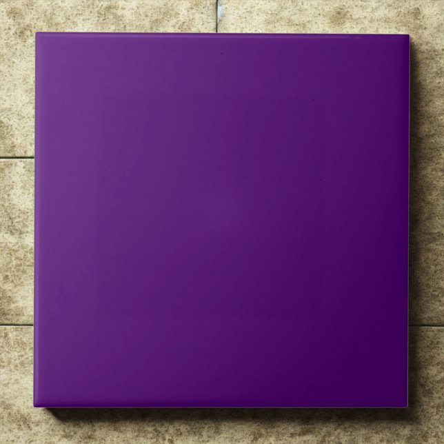 Cadbury Purple #4B006E Deep Royal Accent Ceramic Tile (Creator Uploaded)