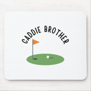 Caddie Brother Cute Matching Birthday Golf Party Mouse Pad